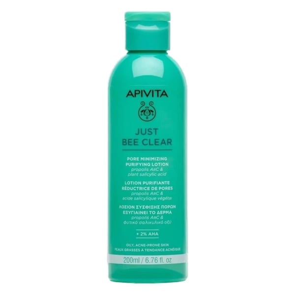 Apivita Just Bee Clear Loção Purificante Minimizadora de Poros 200ml
